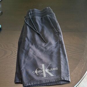 Calvin Klein Charcoal Gray Shorts